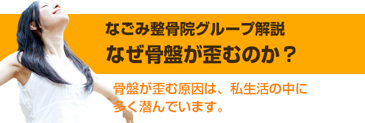 なぜ骨盤が歪むのか？